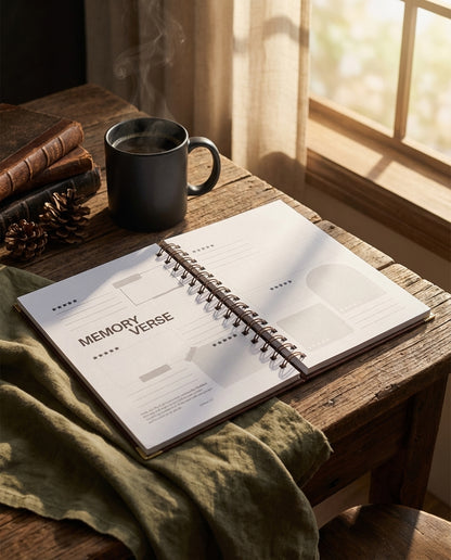 Faith Journal for Men with Stamp Set